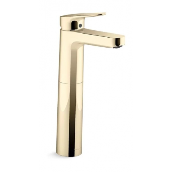 Kohler K-33064K-4-AF Accliv 高出水口單把手抽拉式面盆龍頭 (法蘭金)